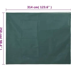 Haveduge^Planteovertræk med lynlås - Beskytter planter i vinterkulde | Størrelse: 3,14x2,5 m | Vægt: 70 g/m² | Antal: 4 stk.