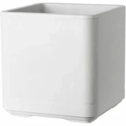 Hot Planter Deroma Cosmo Grey Plastic Recycled plastic 38 x 38 x 39 cm Squared Bucket 38 cm Krukker & Plantebeholdere