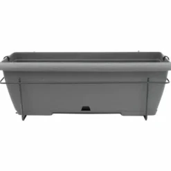 Clearance Planter Garden ID Anthracite Stone effect 50 cm Krukker & Plantebeholdere