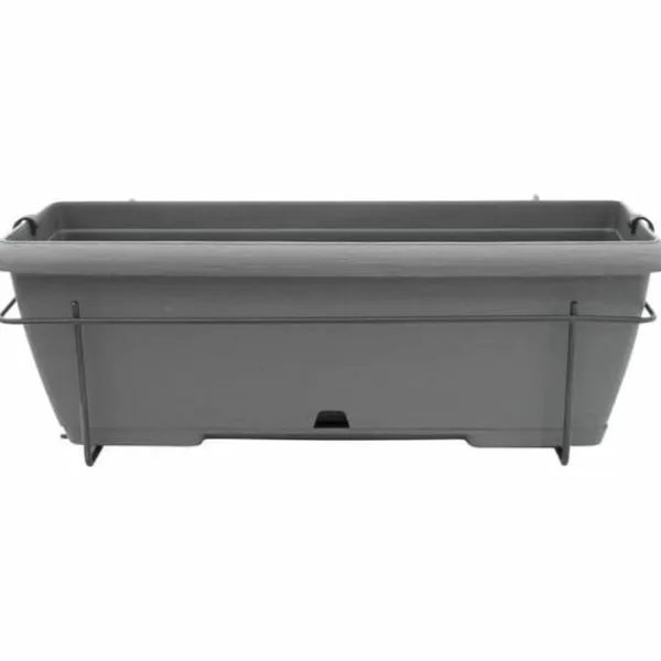 Clearance Planter Garden ID Anthracite Stone effect 50 cm Krukker & Plantebeholdere