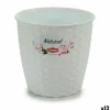 Krukker & Plantebeholdere^Planter Stefanplast White Plastic 14 x 13 x 14 cm (12 Units)