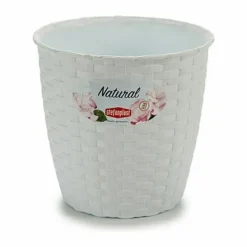 Krukker & Plantebeholdere^Planter Stefanplast White Plastic 14 x 13 x 14 cm (12 Units)