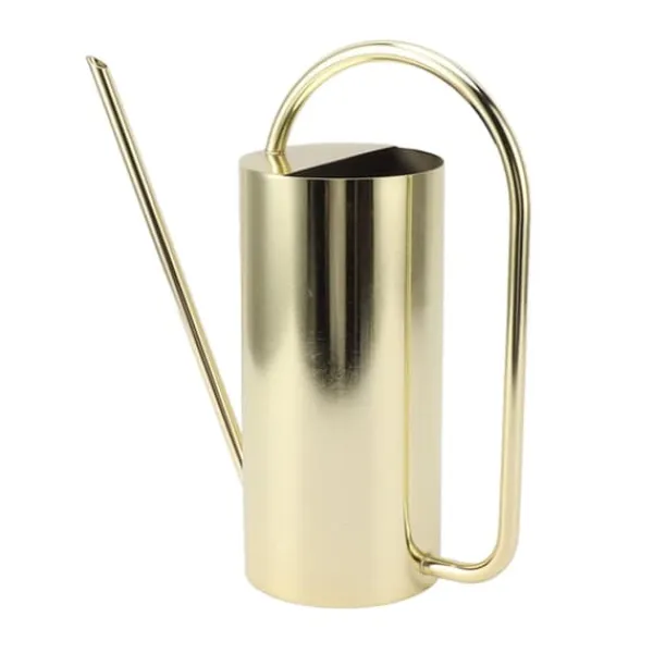 Vanding^Planter Vandkande Lang Tud 1500ml Stor Kapacitet Vandkedel Rustfrit Stål Potte Haveartikler Guld Farve
