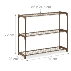 New Plantereol, 72x91x28 cm, Brun Plantestativer