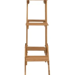 Hot Plantestativ i fyrretræ med 5 hylder - Organiser dine planter | Størrelse: 83x25x83 cm Plantestativer