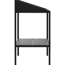 Plantestativer^Plantestativ i galvaniseret stål til planter | Størrelse: 56,5x54,5x100 cm | Farve: Antracitgrå
