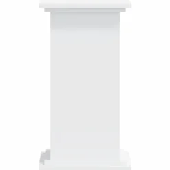 Hot Plantestativ i konstrueret træ - Stabilt og stilrent | Størrelse: 33x33x60 cm | Farve: Hvid Plantestativer