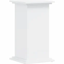 Hot Plantestativ i konstrueret træ - Stabilt og stilrent | Størrelse: 33x33x60 cm | Farve: Hvid Plantestativer