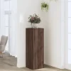 Plantestativ i konstrueret træ - Højde 100 cm | Farve: Brun egetræsfarve | Størrelse: 33x33 cm Plantestativer