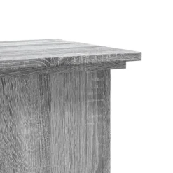 Plantestativer^Plantestativ i konstrueret træ - Tidløst design | Farve: Grå sonoma-eg | Størrelse: 33x33x80 cm
