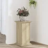 Plantestativer^Plantestativ i konstrueret træ - Blomsterstand | Størrelse: 33x33x60 cm | Farve: Sonoma-eg
