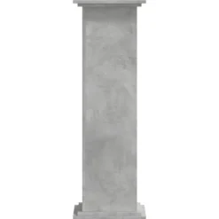 Discount Plantestativ i konstrueret træ - Blomsterstativ | Størrelse: 33x33x100 cm | Farve: Betongrå Plantestativer