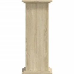 Clearance Plantestativ i konstrueret træ - Tidløst design | Størrelse: 33x33x80 cm | Farve: Sonoma-eg Plantestativer