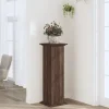 Sale Plantestativ i konstrueret træ - Stabil og moderne | Farve: Brun egetræsfarve | Størrelse: 33x33x100 cm Plantestativer