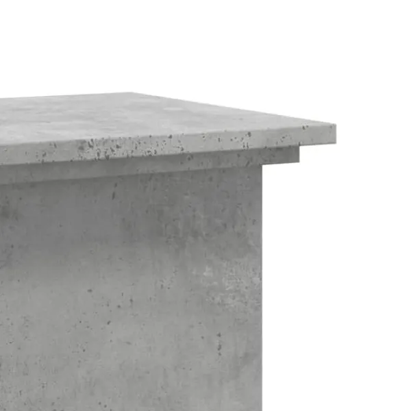 Plantestativer^Plantestativ i konstrueret træ - Slidstærkt og stilrent | Størrelse: 33x33x80 cm | Farve: Betongrå