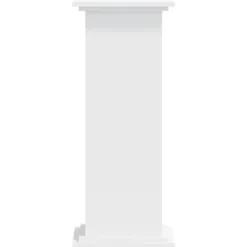 Plantestativer^Plantestativ i konstrueret træ - Minimalistisk design | Størrelse: 33x33x80 cm | Farve: Hvid