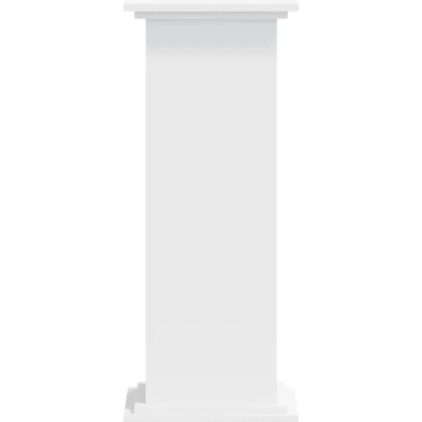 Plantestativer^Plantestativ i konstrueret træ - Minimalistisk design | Størrelse: 33x33x80 cm | Farve: Hvid