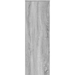 Plantestativer^Plantestativ i konstrueret træ - Blomsterstøtte | Størrelse: 33x33x100 cm | Farve: Grå Sonoma-eg