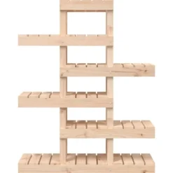 Plantestativer^Plantestativ i massivt fyrretræ - Elegant plantehylde | Størrelse: 85x25x109,5 cm