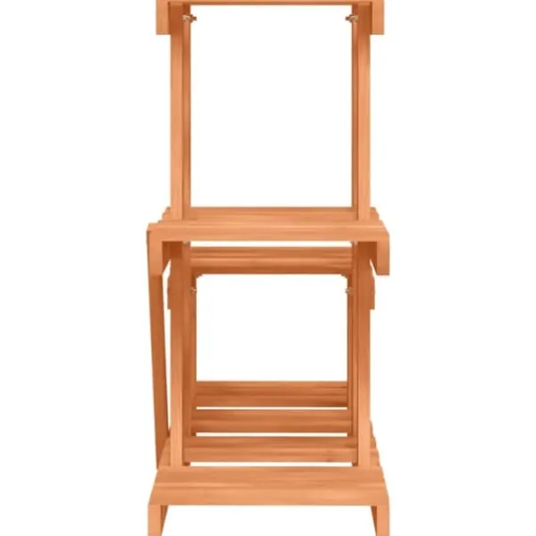Best Plantestativ i massivt fyrretræ - Blomsterstativ | Størrelse: 58x25x51 cm Plantestativer