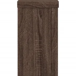 Outlet Plantestativ sæt 2 stk. i konstrueret træ - Slidstærk | Farve: Brun eg | Størrelse: 10x10x18 cm Plantestativer