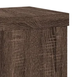 Outlet Plantestativ sæt 2 stk. i konstrueret træ - Slidstærk | Farve: Brun eg | Størrelse: 10x10x18 cm Plantestativer