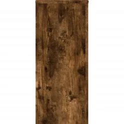 Hot Plantestativer 2 stk. - Robust blomsterstativ i konstrueret træ | Størrelse: 30x30x70 cm | Farve: Røget eg Plantestativer