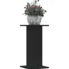 New Plantestativer 2 stk. - Slidstærkt konstrueret træ | Farve: Sort | Størrelse: 30x30x60 cm Plantestativer