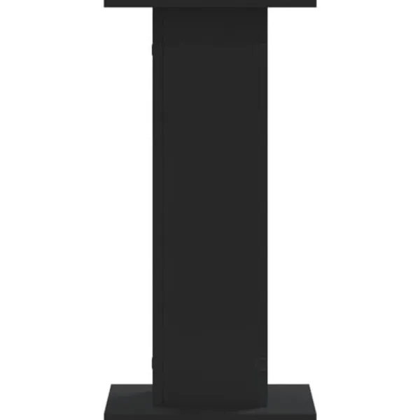 New Plantestativer 2 stk. - Slidstærkt konstrueret træ | Farve: Sort | Størrelse: 30x30x60 cm Plantestativer