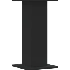 New Plantestativer 2 stk. - Slidstærkt konstrueret træ | Farve: Sort | Størrelse: 30x30x60 cm Plantestativer