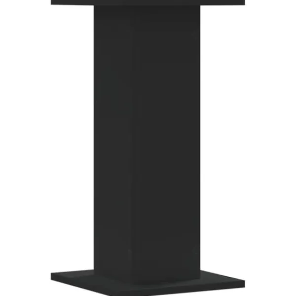 New Plantestativer 2 stk. - Slidstærkt konstrueret træ | Farve: Sort | Størrelse: 30x30x60 cm Plantestativer