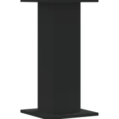 New Plantestativer 2 stk. - Slidstærkt konstrueret træ | Farve: Sort | Størrelse: 30x30x60 cm Plantestativer