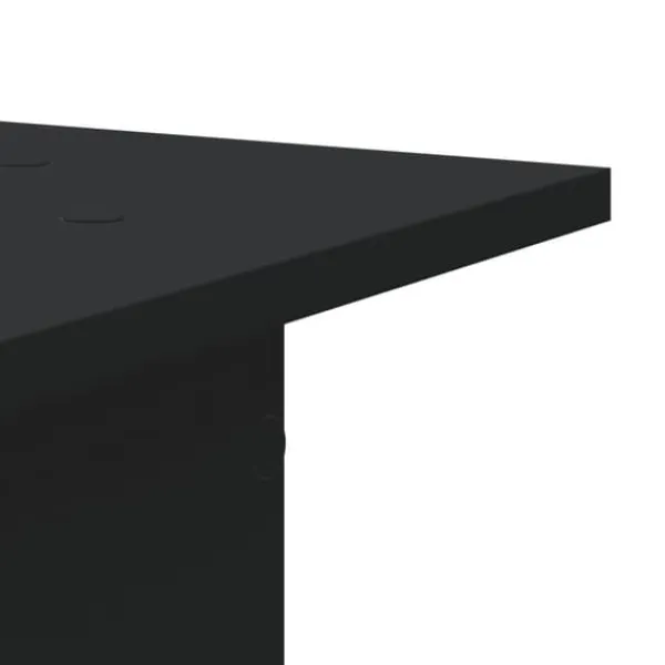 New Plantestativer 2 stk. - Slidstærkt konstrueret træ | Farve: Sort | Størrelse: 30x30x60 cm Plantestativer