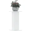 Plantestativer^Plantestativer 2 stk. - Slidstærkt konstrueret træ | Størrelse: 30x30x60 cm | Farve: Hvid