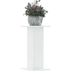 Plantestativer^Plantestativer 2 stk. - Slidstærkt konstrueret træ | Størrelse: 30x30x60 cm | Farve: Hvid