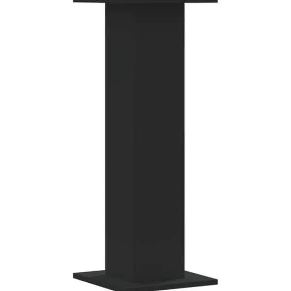 Outlet Plantestativer 2 stk. - Slidstærke træstativer til planter | Farve: Sort | Størrelse: 30x30x80 cm Plantestativer
