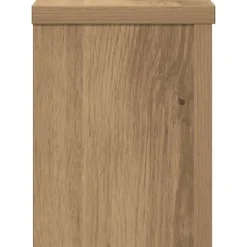 Plantestativer 2 stk. - Slidstærkt konstrueret træ | Størrelse: 15x15x20 cm | Farve: Egetræsfarvet Plantestativer