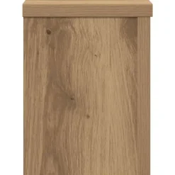 Plantestativer 2 stk. - Slidstærkt konstrueret træ | Størrelse: 15x15x20 cm | Farve: Egetræsfarvet Plantestativer