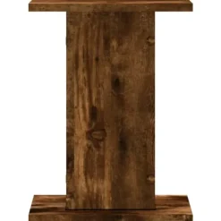 Plantestativer^Plantestativer 2 stk. - Slidstærkt konstrueret træ | Størrelse: 30x30x40 cm | Farve: Røget eg