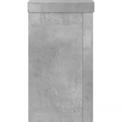 Plantestativer^Plantestativer 2 stk. - Slidstærkt konstrueret træ | Farve: Betongrå | Størrelse: 10x10x18 cm