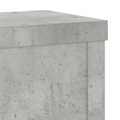 Plantestativer^Plantestativer 2 stk. - Slidstærkt konstrueret træ | Farve: Betongrå | Størrelse: 10x10x18 cm