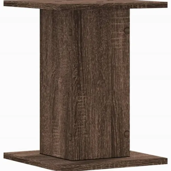 Plantestativer^Plantestativer 2 stk. - Slidstærkt konstrueret træ | Størrelse: 30x30x40 cm | Farve: Brun eg
