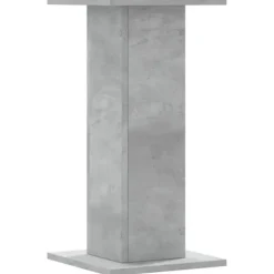 Plantestativer^Plantestativer 2 stk. - Stabilt konstrueret træ | Farve: Betongrå | Størrelse: 30x30x60 cm