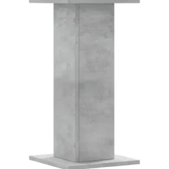 Plantestativer^Plantestativer 2 stk. - Stabilt konstrueret træ | Farve: Betongrå | Størrelse: 30x30x60 cm