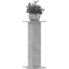 Plantestativer^Plantestativer 2 stk. - Stabilt trædesign | Størrelse: 30x30x80 cm | Farve: Betongrå