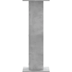 Plantestativer^Plantestativer 2 stk. - Stabilt trædesign | Størrelse: 30x30x80 cm | Farve: Betongrå