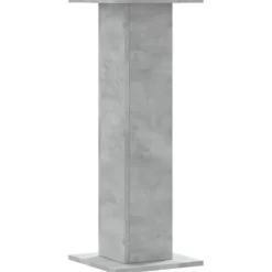 Plantestativer^Plantestativer 2 stk. - Stabilt trædesign | Størrelse: 30x30x80 cm | Farve: Betongrå