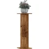 Plantestativer^Plantestativer 2 stk. - Stabilt konstrueret træ | Størrelse: 30x30x95 cm | Farve: Antik træ