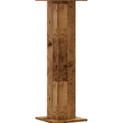 Plantestativer^Plantestativer 2 stk. - Stabilt konstrueret træ | Størrelse: 30x30x95 cm | Farve: Antik træ