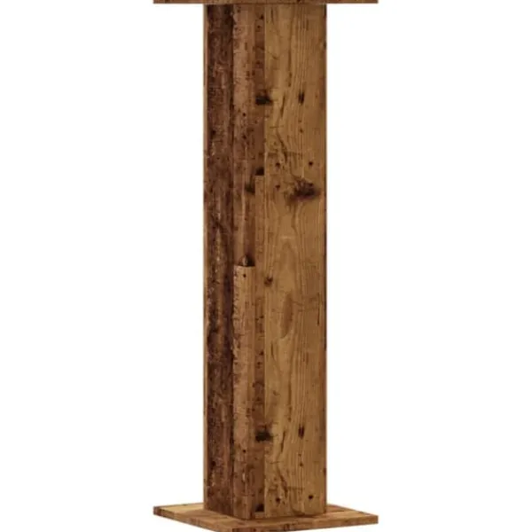 Plantestativer^Plantestativer 2 stk. - Stabilt konstrueret træ | Størrelse: 30x30x95 cm | Farve: Antik træ